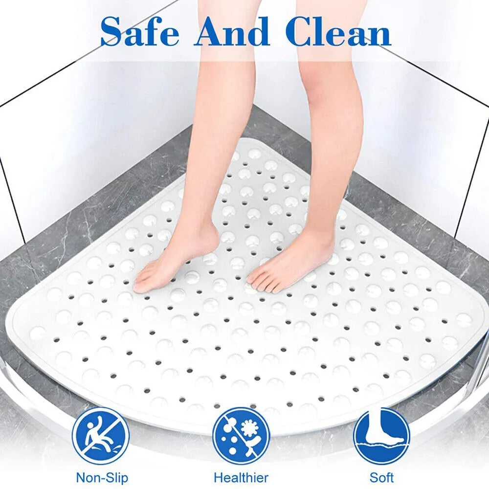 Non Slip 1/4 Shower Mat